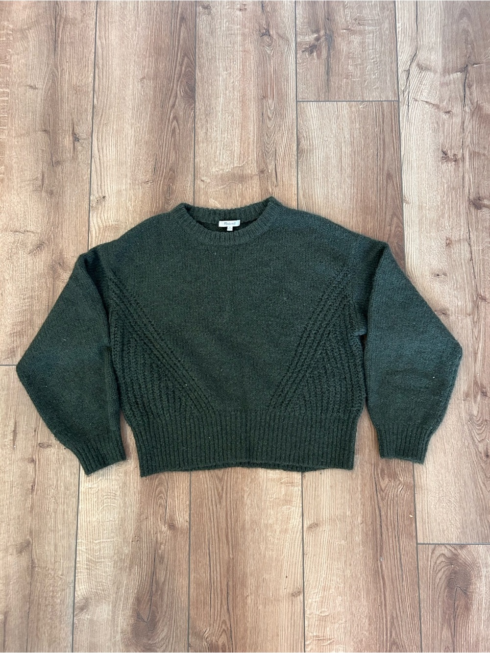 Madewell Forest Green Crewneck Sweater